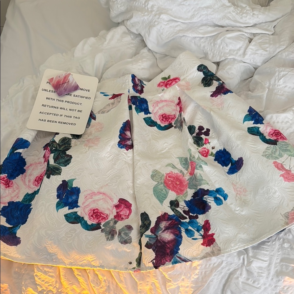 Floral Skater Skirt